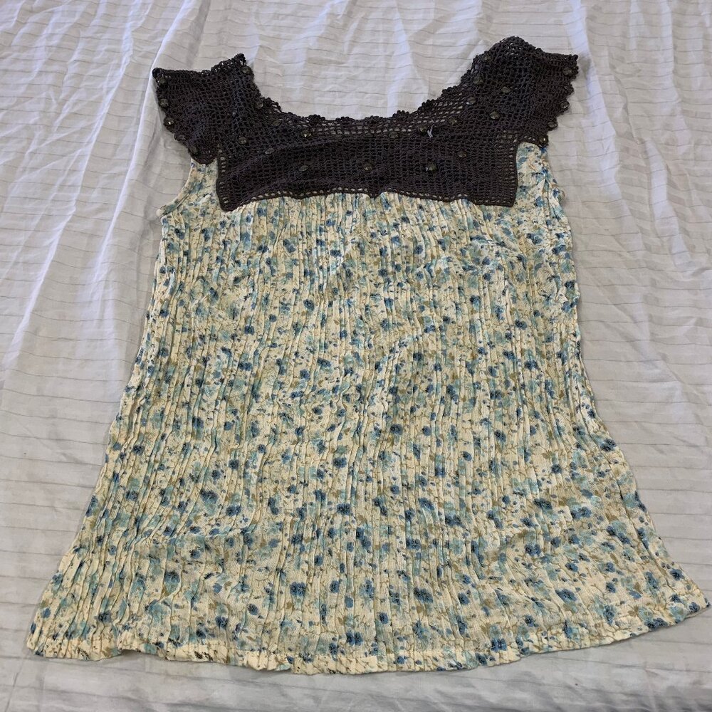 🦜  FOSSIL WOMENS TANK TOP SHIRT SIZE M  🦜